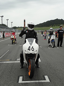 模擬レース
重田萌さん